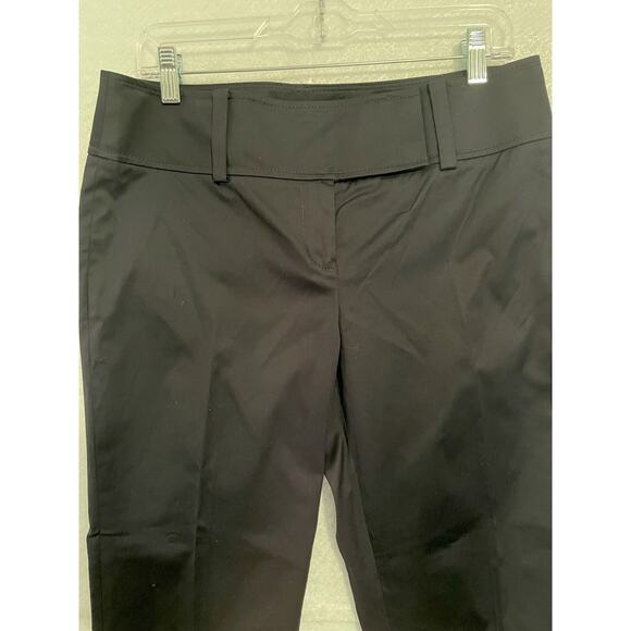 Ann Taylor LINDSAY Stretch Cropped Chino Pants Size 8 Navy Blue Mid Rise NEW - Picture 3 of 11